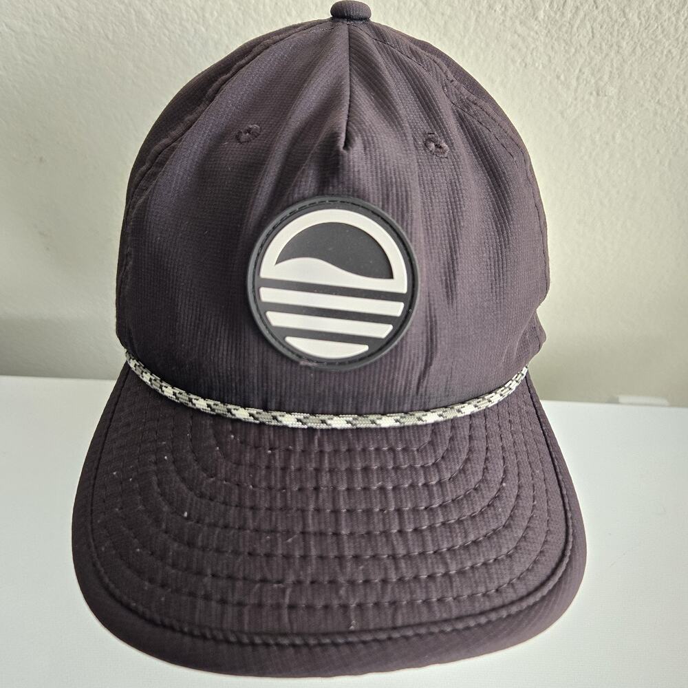 Sunday Golf Crushable Golf Adjustable Black Hat “Fore‎ The Weekend” Rope